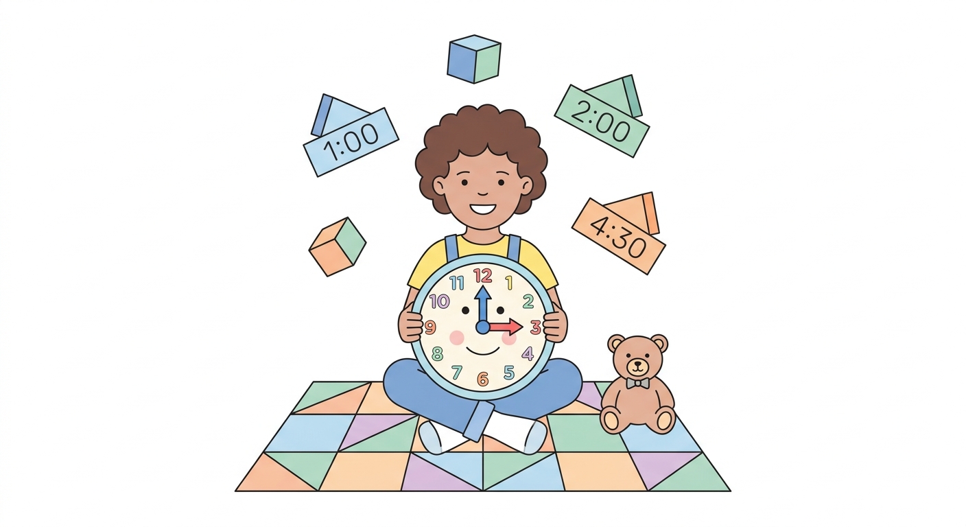 Kindergarten Time-Telling Activities & Games