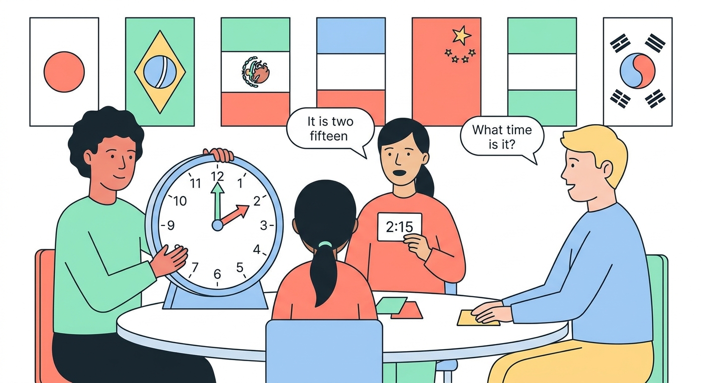 Clock Games for English Language Learners