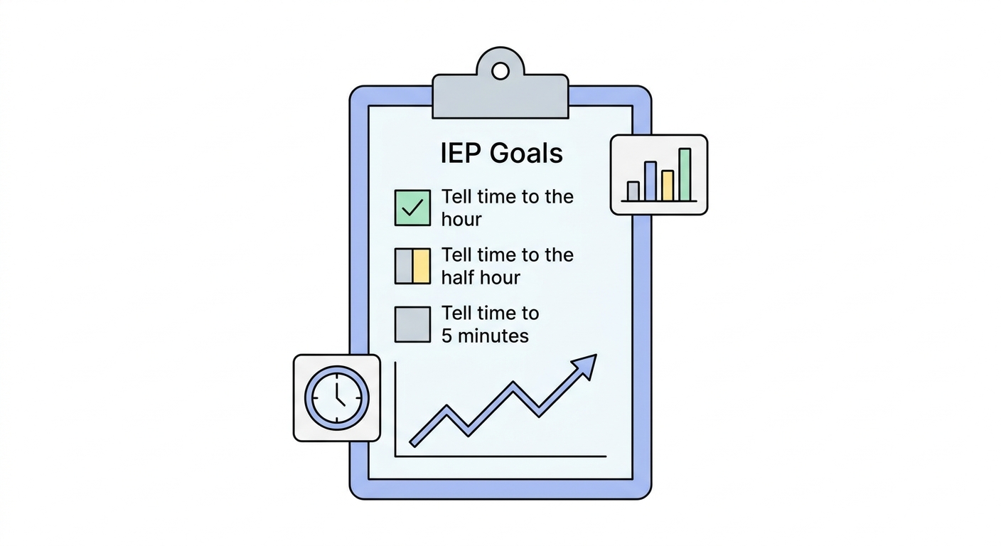IEP Goals for Telling Time: Examples & Strategies