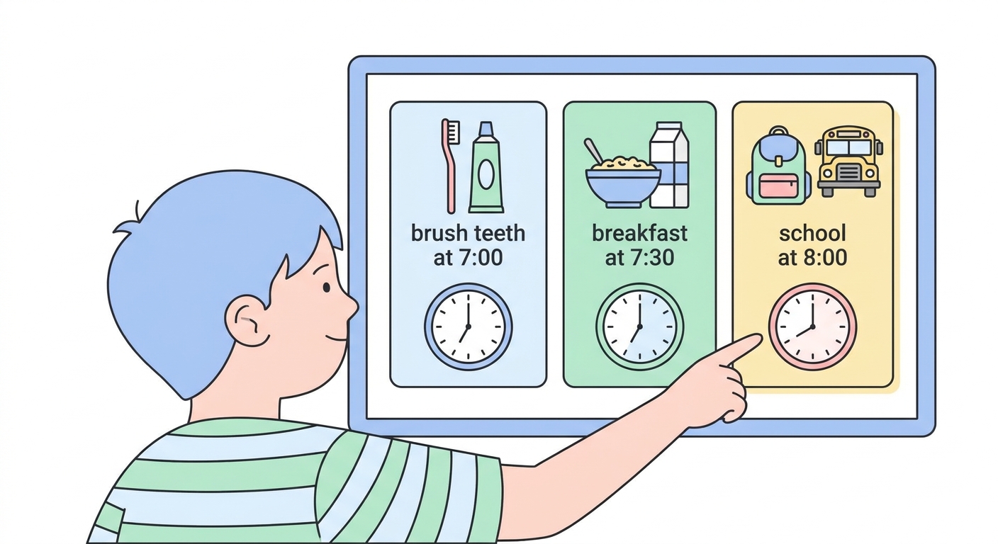 Visual Schedule & Clock Activities for Special Education